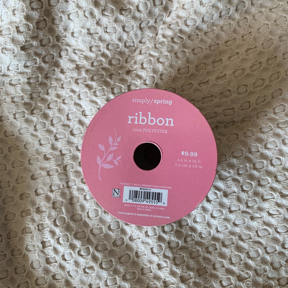NEW Simply Spring Burlap Ribbon - Picture 2 of 4